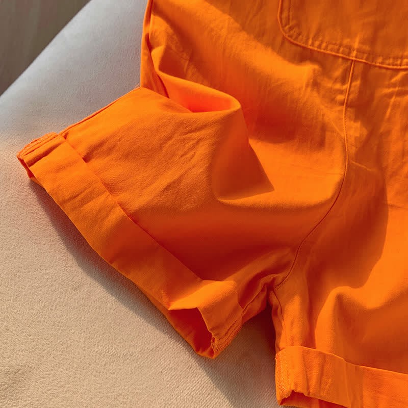Toddler Solid Color Youthful Overalls - image 15