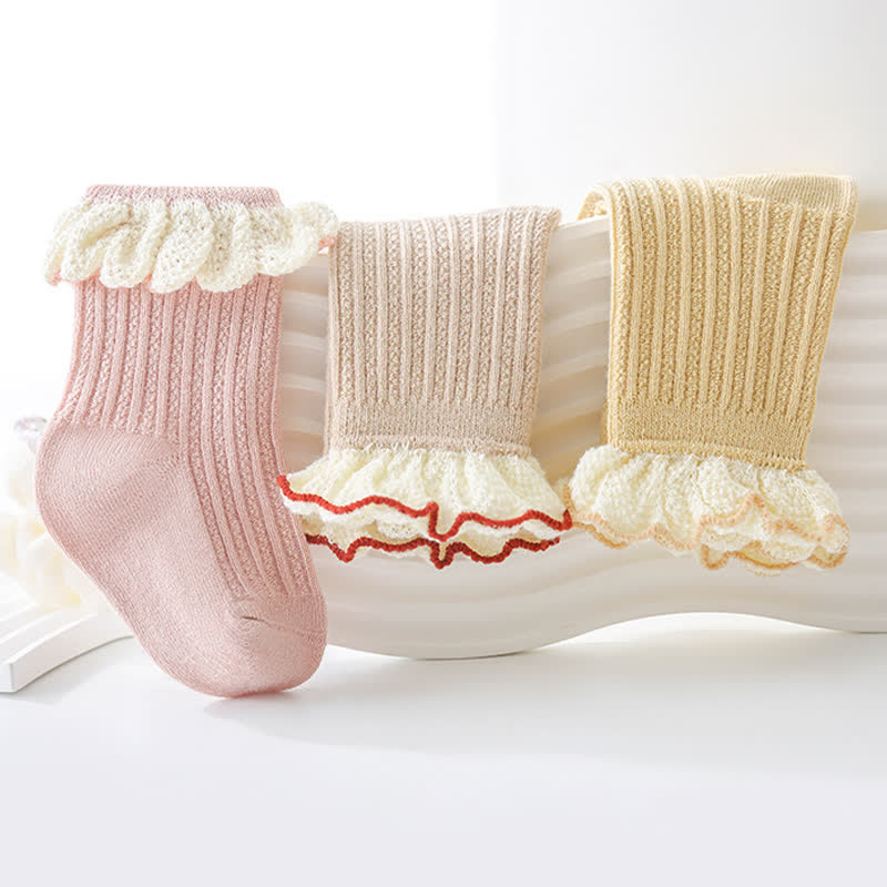 Baby Toddler Girl Lace Socks - image 2