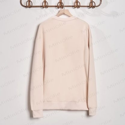 MAMA/MAMA'S BOY Mommy and Me Beige Family Sweatshirt - image 4