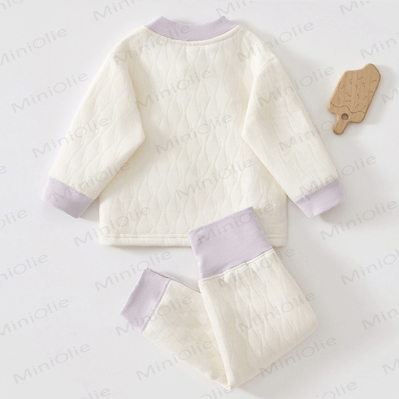 CHARMING Baby 2-Piece Flower Quilted Set - image 2