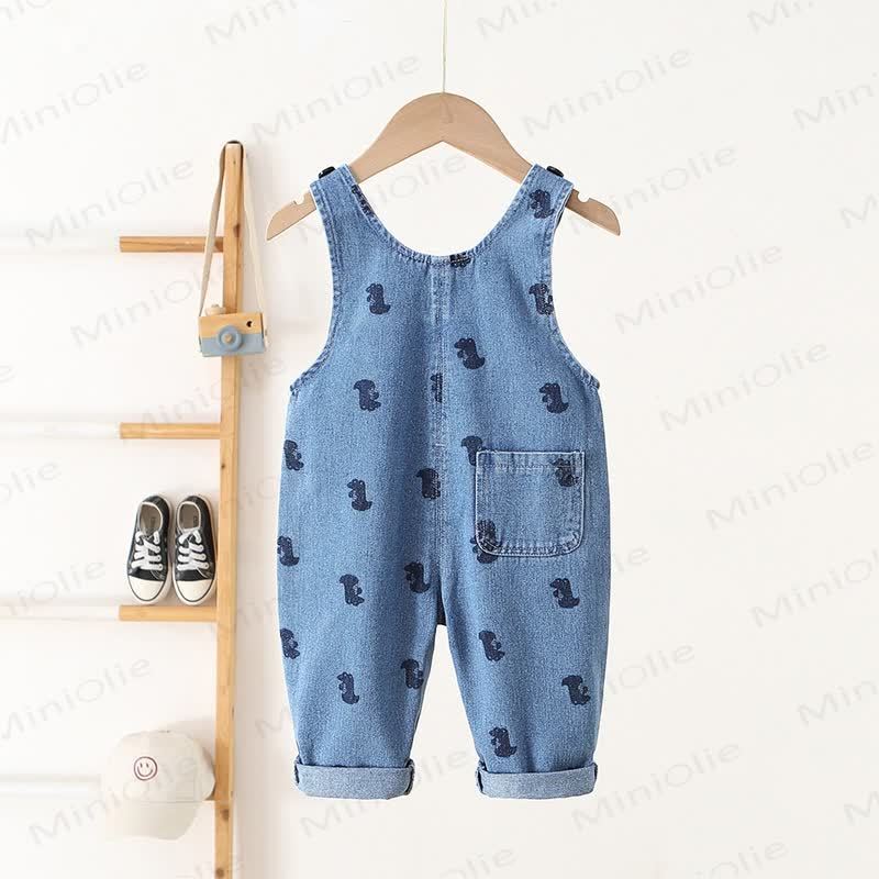 Toddler Dino Pocket Overalls - image 2
