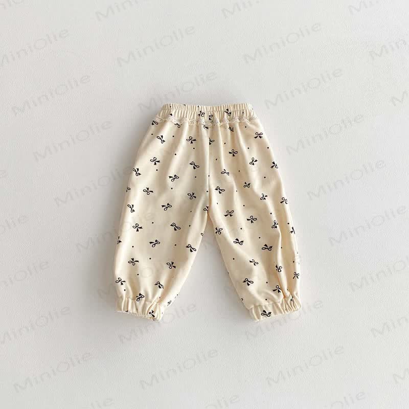 Baby Girl Bowknot Jogger Pants - image 13