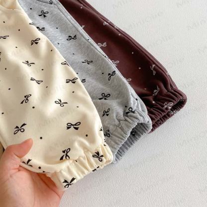 Baby Girl Bowknot Jogger Pants - image 10