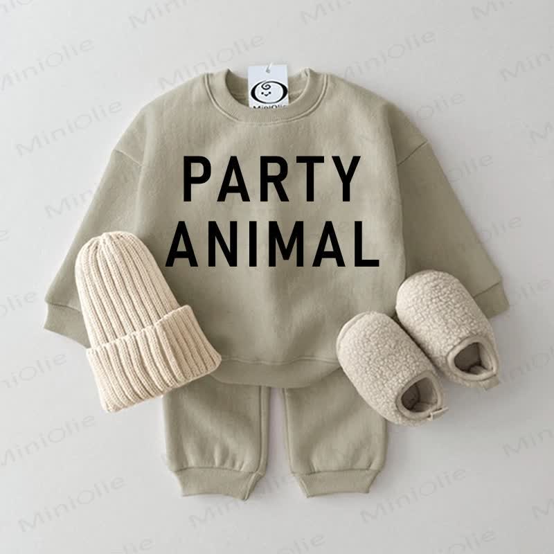 PARTY ANIMAL Baby Grey Green 2-Piece Set - Grey Green - 2-3T - image 1