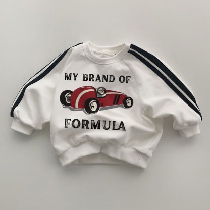 MY BRAND OF FORMULA Baby White Sweatshirt - White - 2-3T - image 1