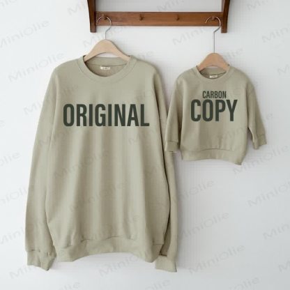 ORIGINAL/CARBON COPY Grey Green Family Sweatshirt  - Grey Green - XL - image 1