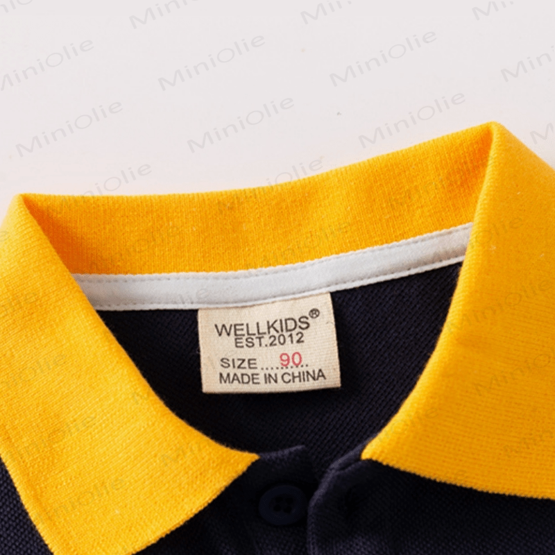 Kid Boy Embroidered Dinosaur Truck Polo Shirt - image 6