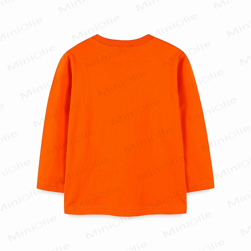 Kid Boy Pumpkin Grimace Spider Web T-Shirt - image 2