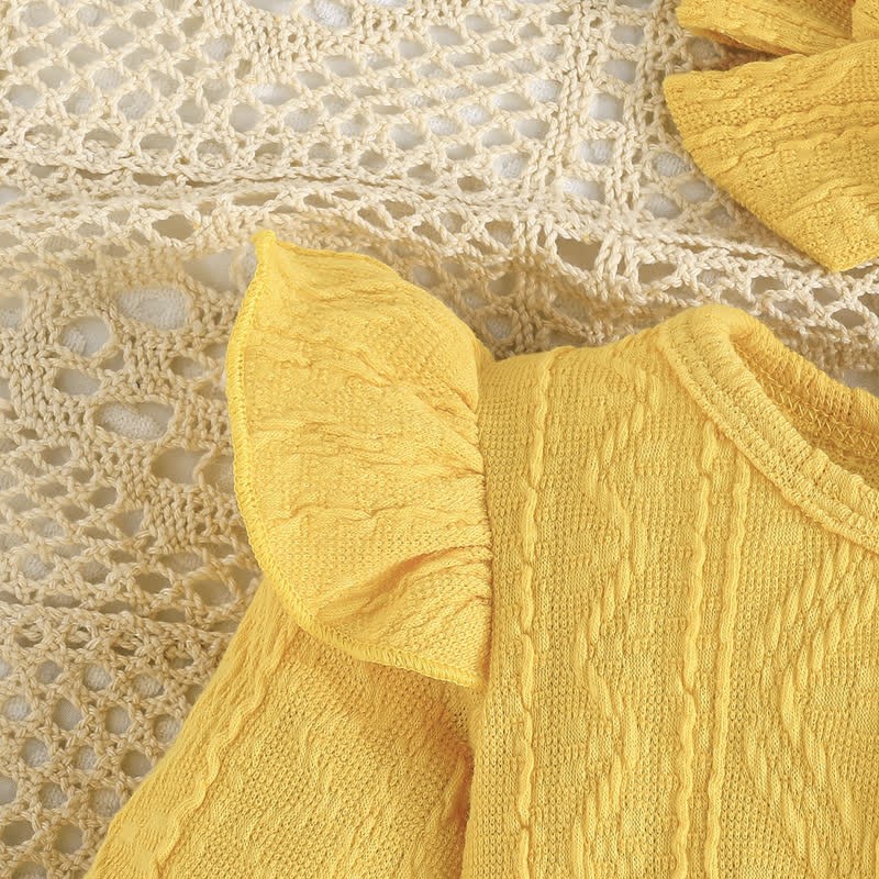 Baby Flower Bodysuit Headband Socks - image 4