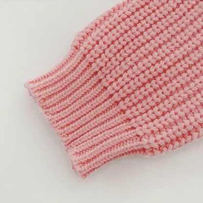 Baby Solid Color Loose Sweater - image 7