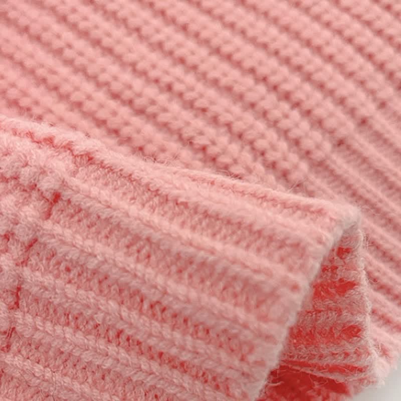 Baby Solid Color Loose Sweater - image 10