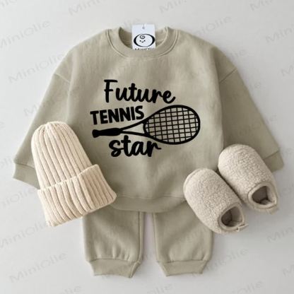 FUTURE TENNIS STAR Baby Grey Green 2-piece Set - Grey Green - 2-3T - image 1
