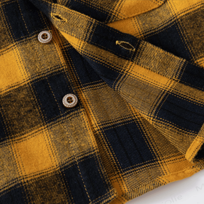 Kid Boy Vintage Plaid Shirt - image 9