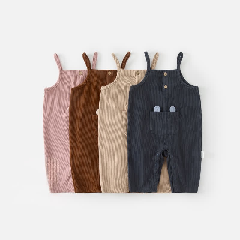 Baby Toddler Bunny Corduroy Overalls - image 1