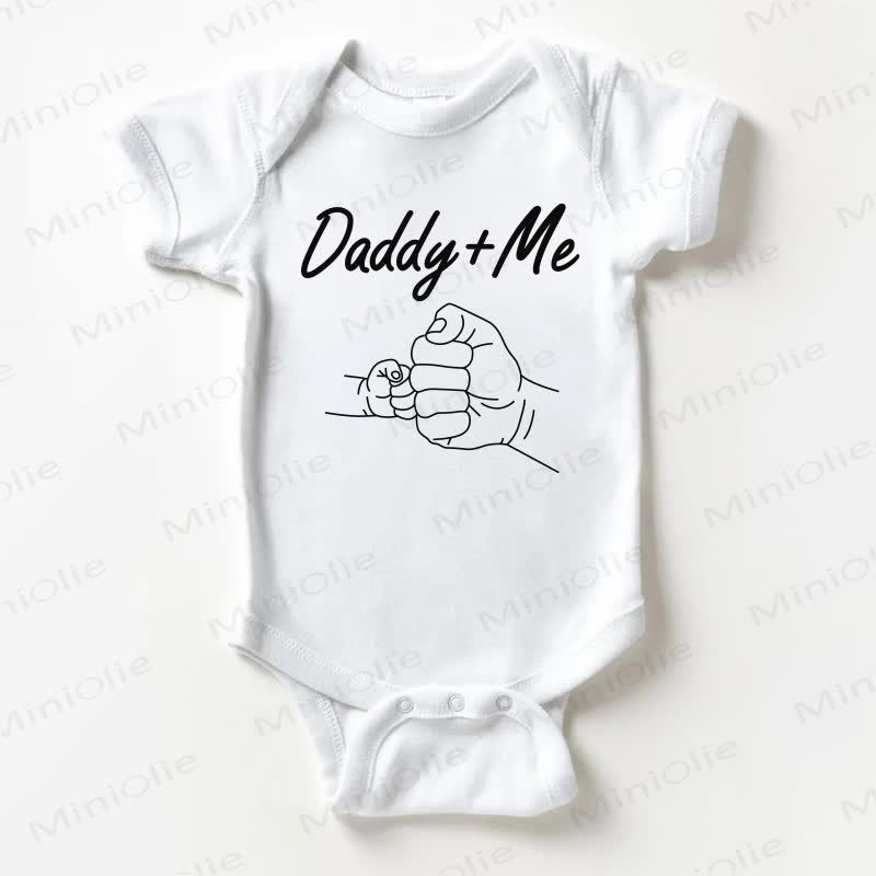 DADDY+ME Fist Baby Bodysuit - White - 18-24M - image 1