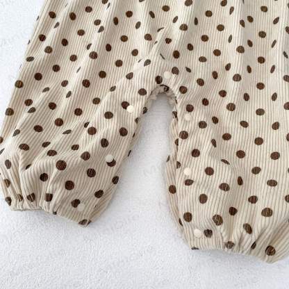 Baby Girl Polka Dot Overalls - image 8