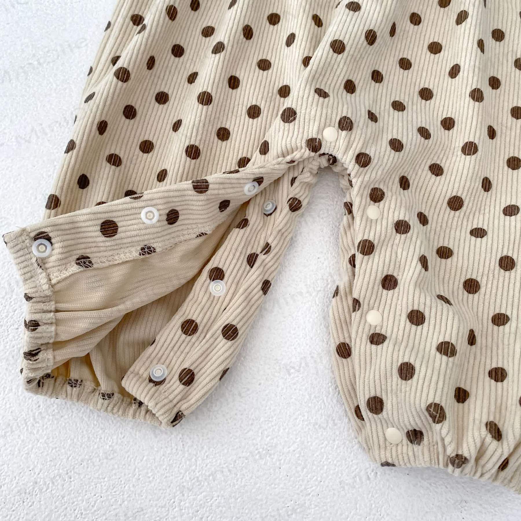 Baby Girl Polka Dot Overalls - image 9