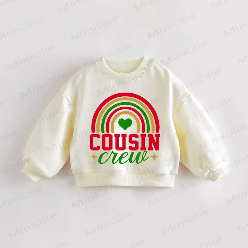COUSIN CREW Baby Cream Sweatshirt - Cream - 3-5T - image 1