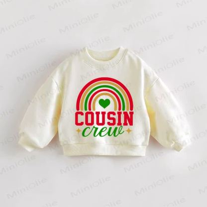 COUSIN CREW Baby Cream Sweatshirt - Cream - 3-5T - image 1