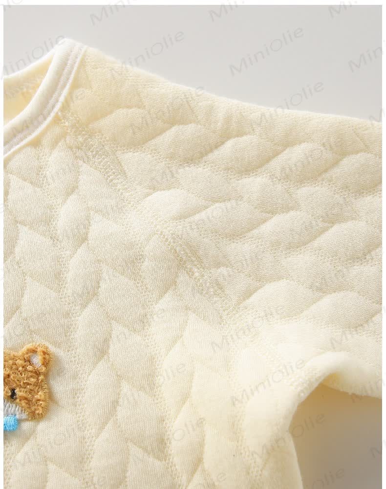 Baby 2-Piece Bear Kimono Quilted Set - image 5