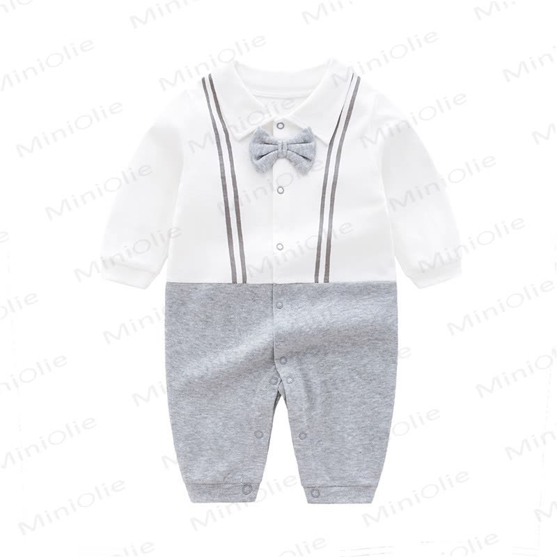  Baby Carrier Striped Romper - Grey - 18-24M - image 3