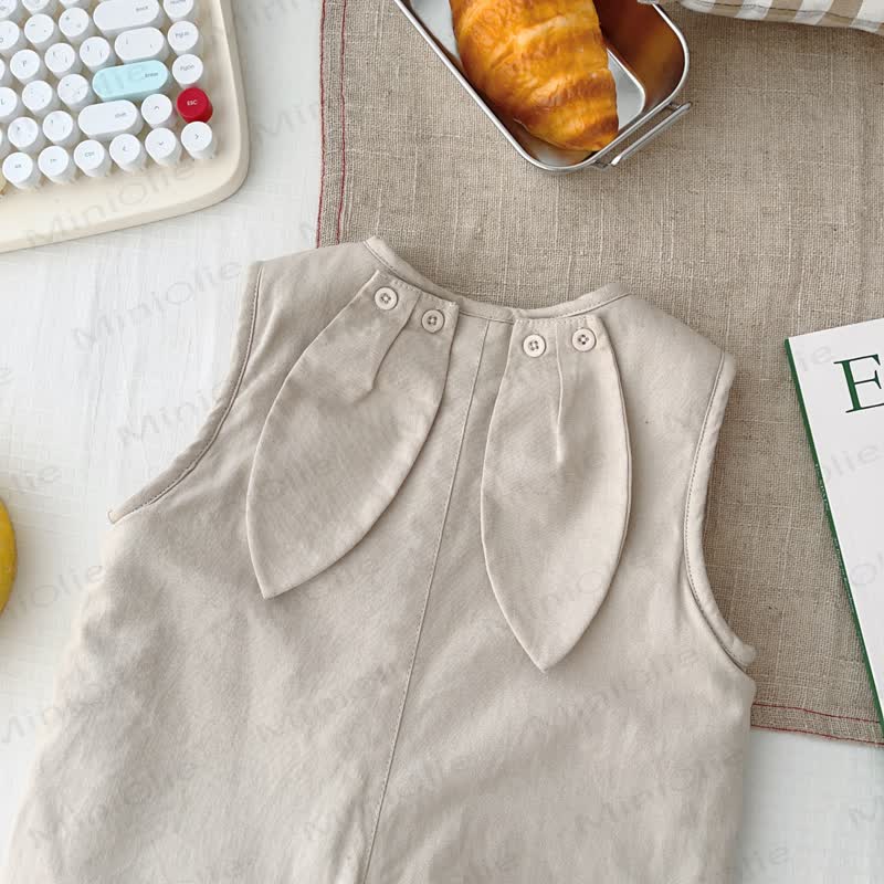 Baby Toddler Bunny Fleece Lined Overalls - image 10