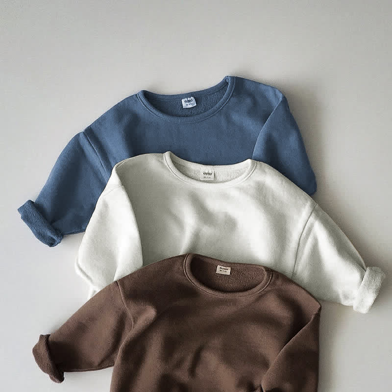 Baby Toddler Solid Color Loose T-Shirt - image 2