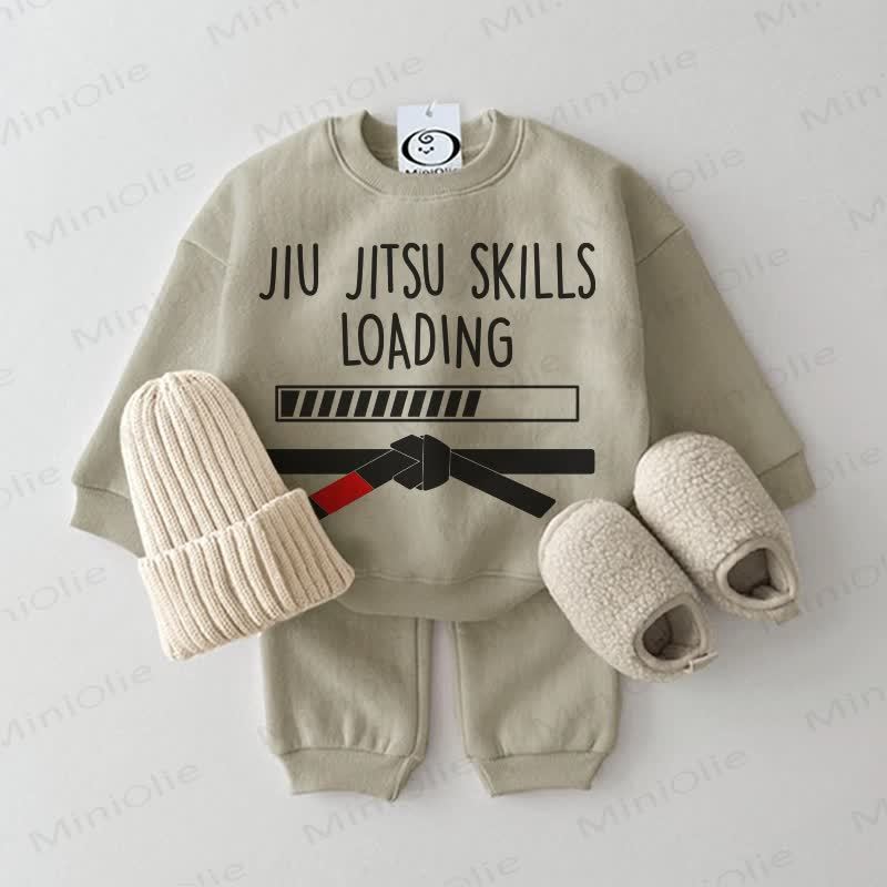 JIU JITSU SKILLS LOADING Baby Grey Green 2-piece Set - Grey Green - 2-3T - image 1