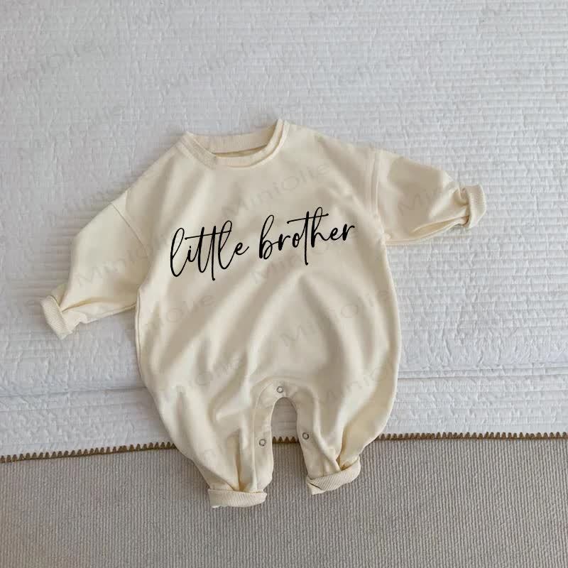 LITTLE BROTHER Baby Toddler Beige Romper - Beige - 2-3T - image 1