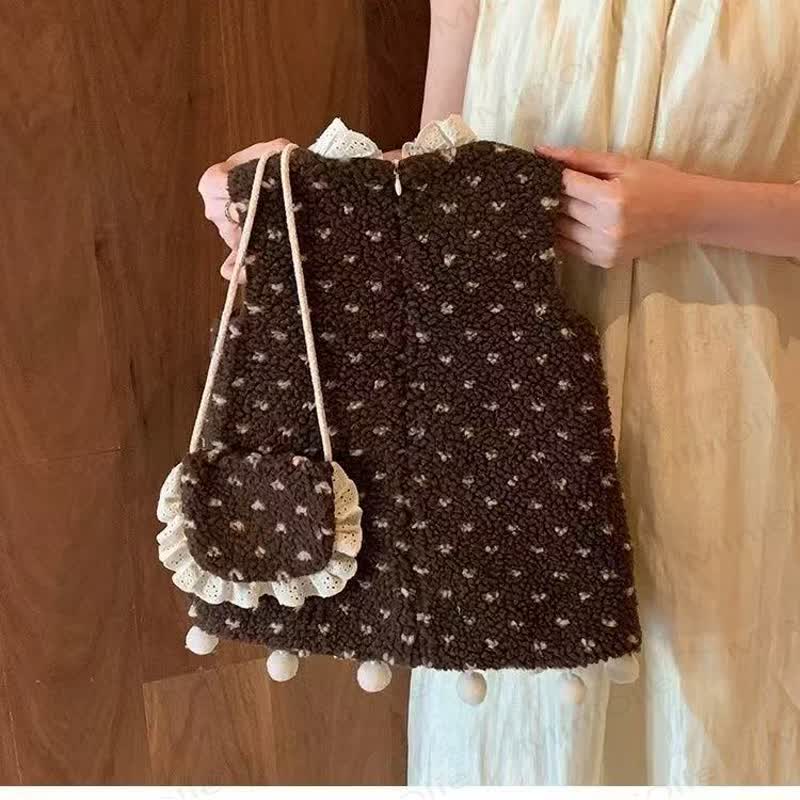 Baby Toddler Girl Heart Flower Lace Sleeveless Dress - image 3