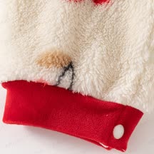 Baby Girl Arctic Velvet Cherry Romper - image 9