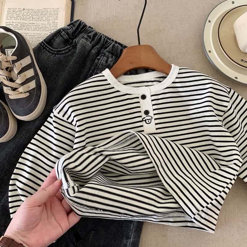  Baby Toddler Striped Crew Neck T-shirt - image 5