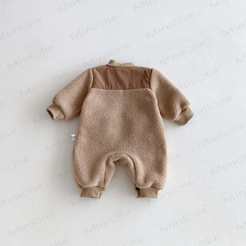  Baby Lamb Wool Warm Romper - image 3