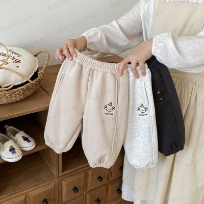 LUCKY DAY Baby Dog Fleece Lined Jogger Pants - image 1