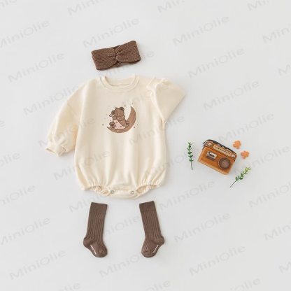 Baby Bear Moon Bodysuit - image 3