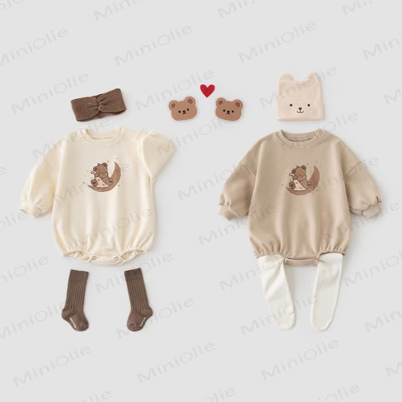 Baby Bear Moon Bodysuit - image 1
