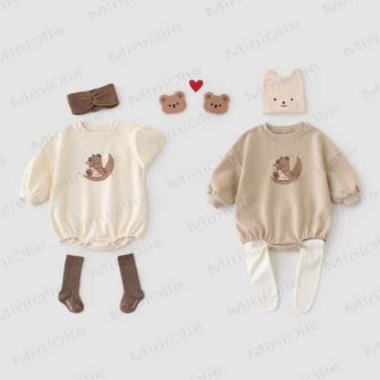 Baby Bear Moon Bodysuit - image 1