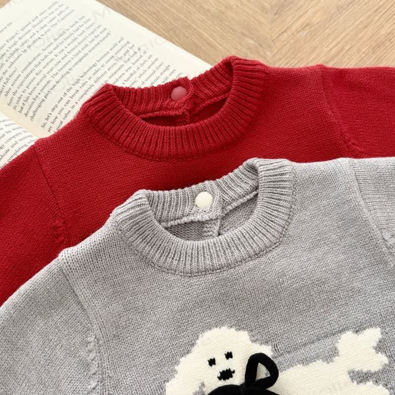 Baby Puppy Knit Bodysuit - image 4