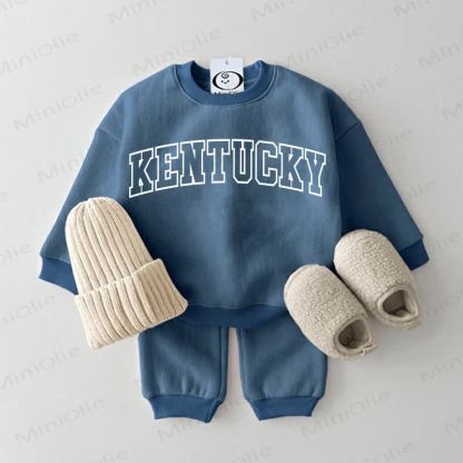 KENTUCKY Baby Sweatsuit 2-piece Set - Blue - 2-3T - image 1