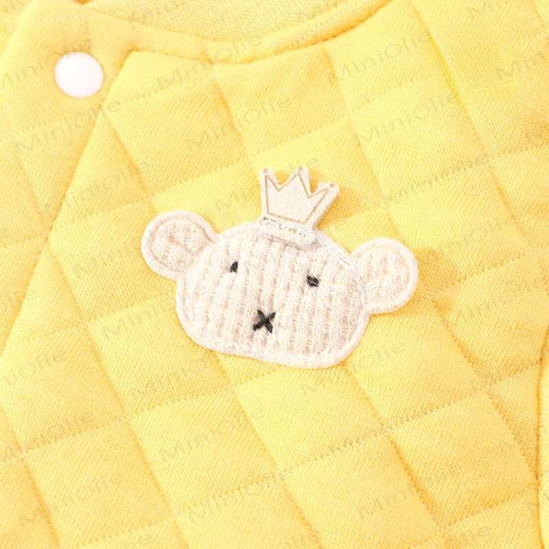 Baby Solid Color Quilted Vest Outerwear - image 9