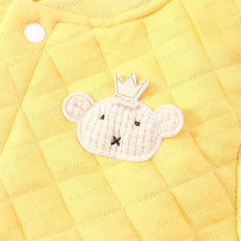 Baby Solid Color Quilted Vest Outerwear - image 9