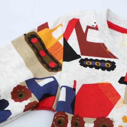  Toddler Boy Excavator Print Sweatshirt - image 3