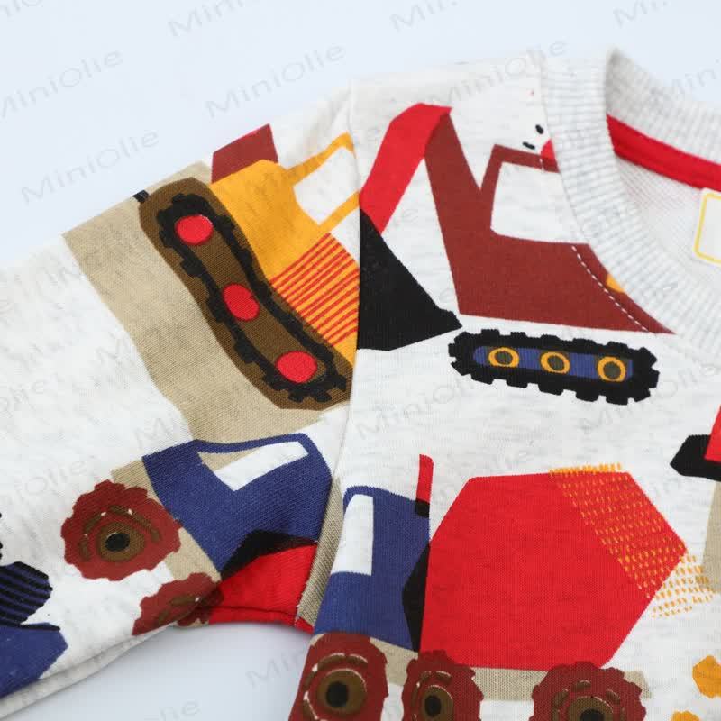  Toddler Boy Excavator Print Sweatshirt - image 3