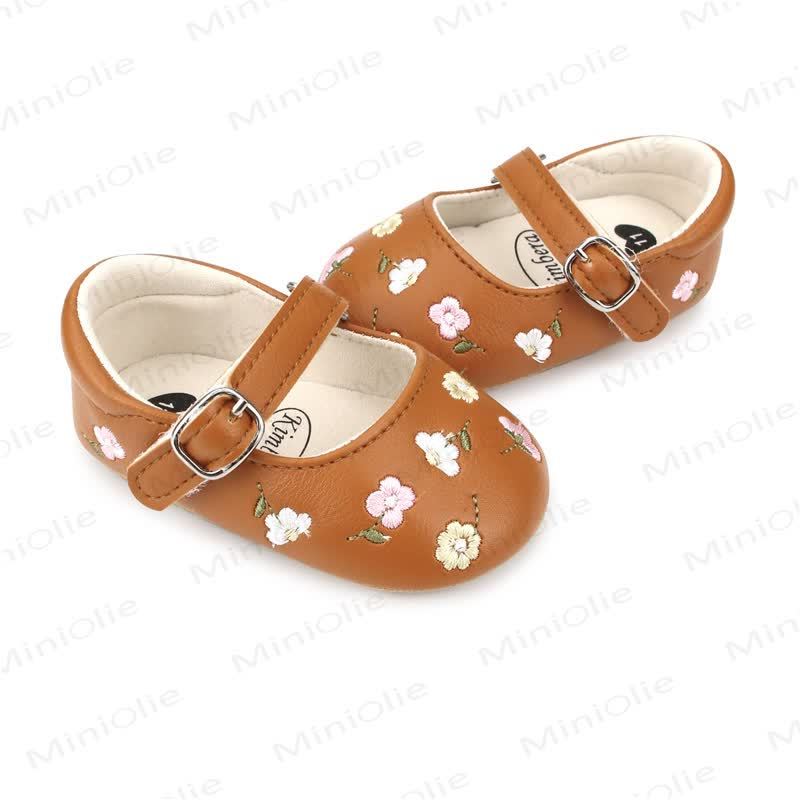 Baby Flower Embroidered Shoes - image 14