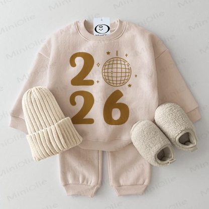2026 Baby Beige 2-piece Set - Beige - 2-3T - image 1