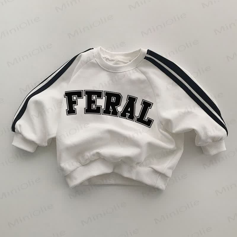 FERAL Baby White Sweatshirt - White - 2-3T - image 1