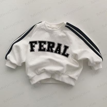 FERAL Baby White Sweatshirt - White - 2-3T - image 1