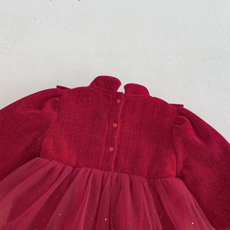 Baby Knot Button Fleece Lined Mesh Bodysuit - image 4