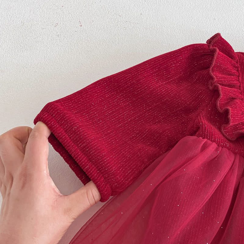 Baby Knot Button Fleece Lined Mesh Bodysuit - image 6