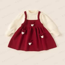 Toddler Kid Girl Bow Sweet Dress - image 2